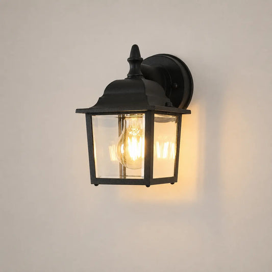 Applique Murale Extérieure Vintage Noire Jardin