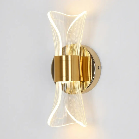 Applique Murale LED Dorée 12W Dimmable 3 Lumières