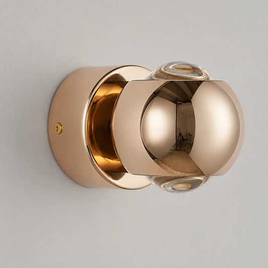 Applique Murale LED Luxe Dorée 10W Tricolore