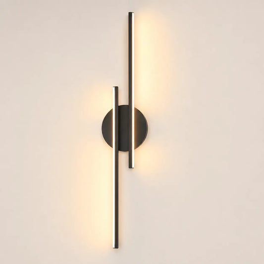 Applique Murale LED Noire 24W Lumière Chaude 3000K
